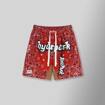 Bandana-Shorts/Red