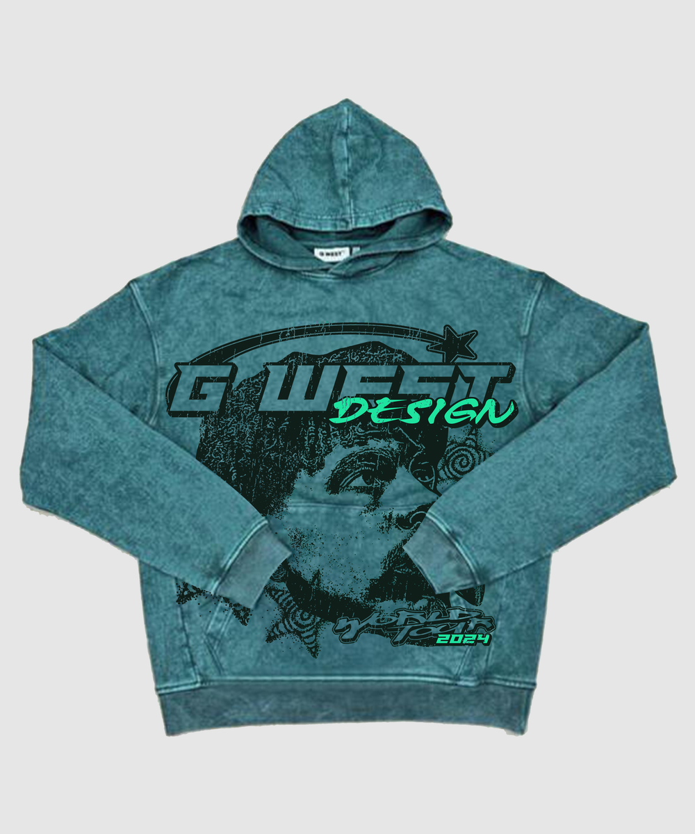 World Tour Green Hoodie