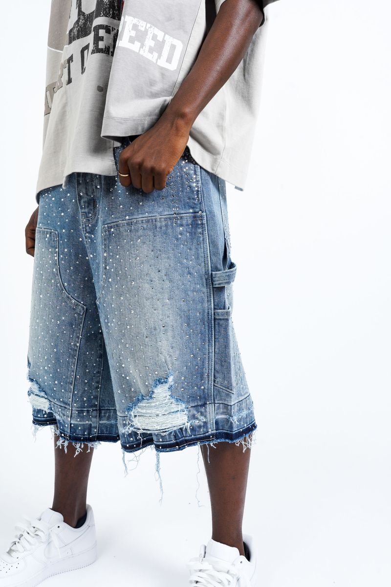 CRYSTALIZED SHORTS/BLUE