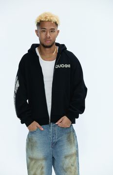 Black Ouchini X RVS "Etoile" Hoodie