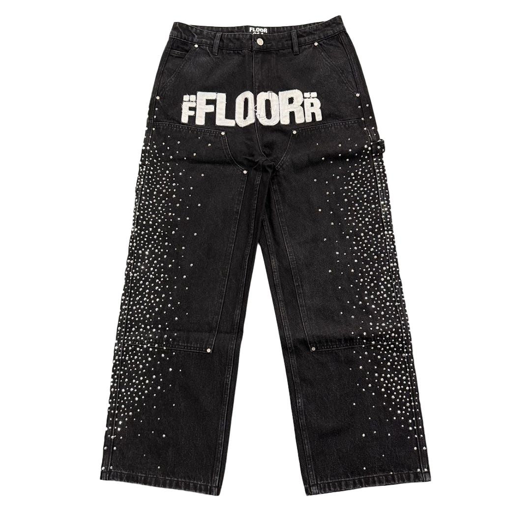 FLOOR914 Rhinestone-JEANS