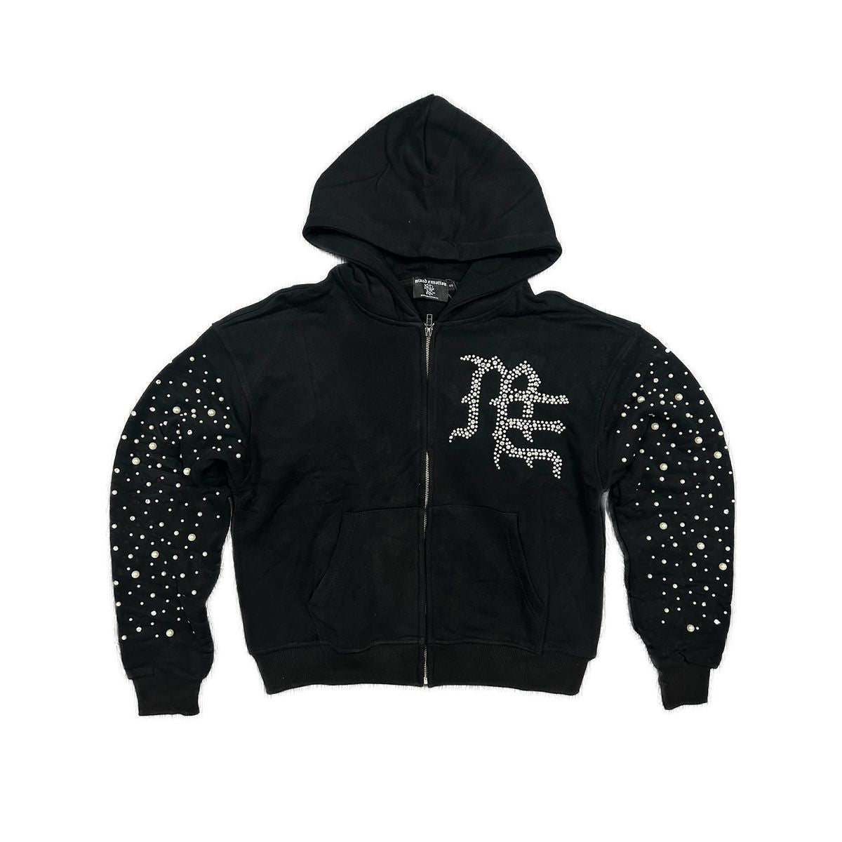 Mixed Emotion "Pearl"-BLK HOODIE
