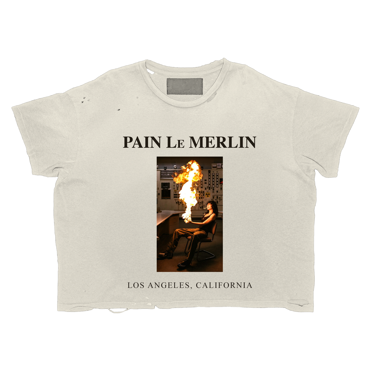 Tech On Fire T-Shirt/WHT