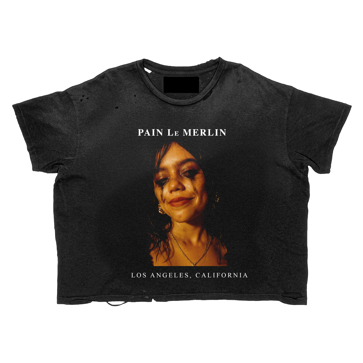 Crying Over Him T-Shirt/BLK