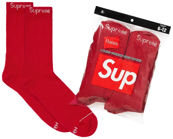 Supreme Socks/Red