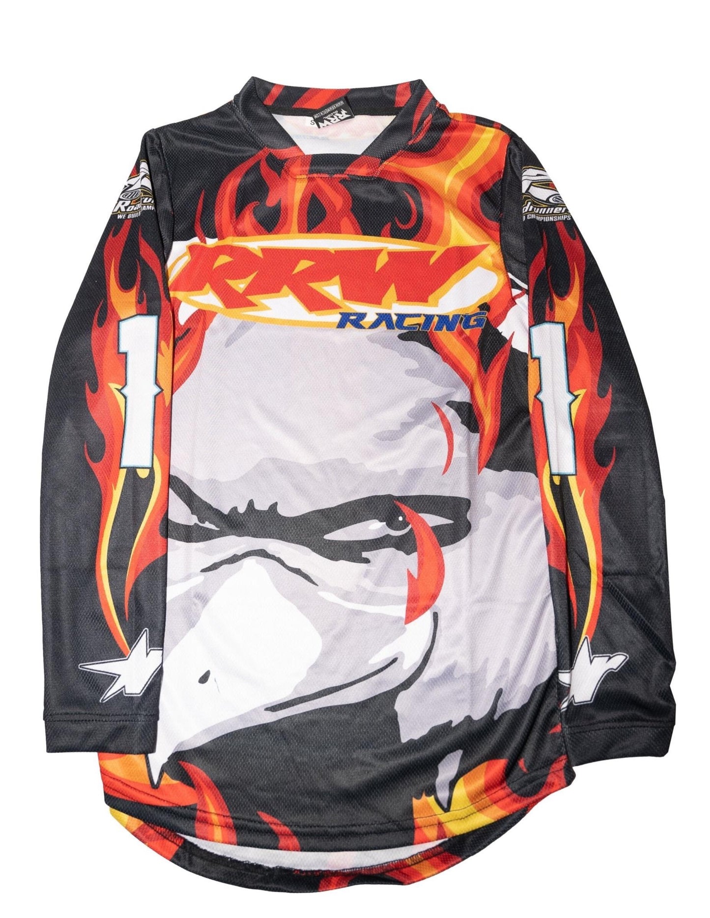 Black and Red RRW Racing Jersey
