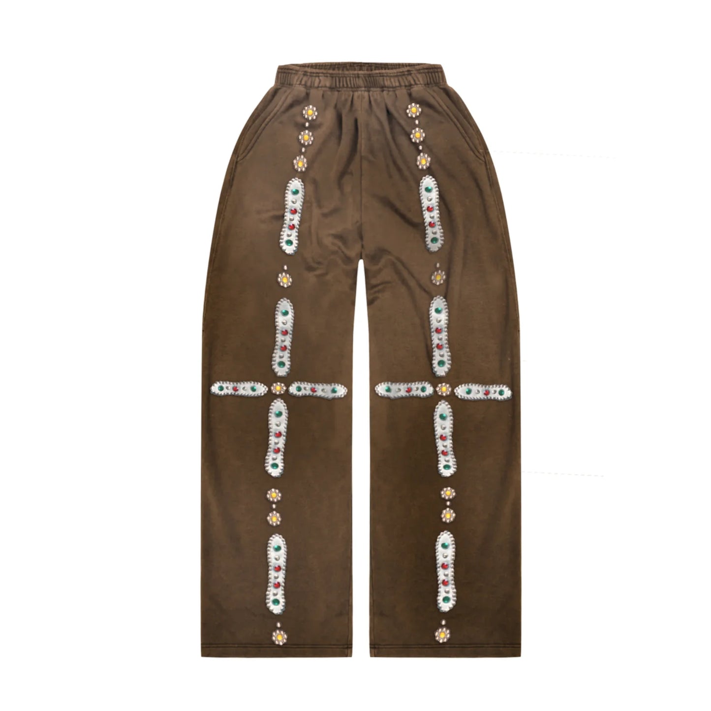 SAPHIRE SWEATPANTS/BROWN