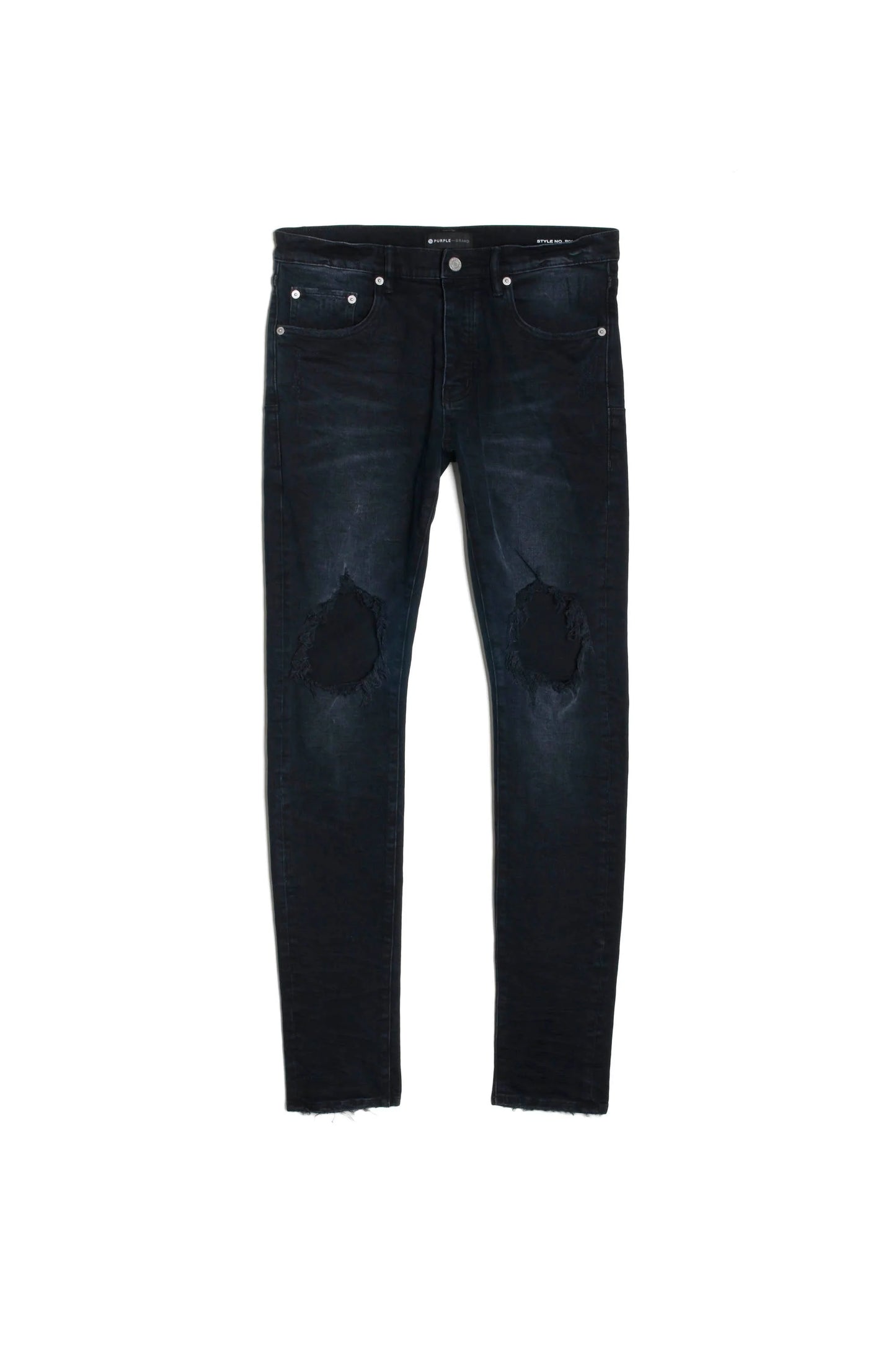 BLACK WASH BLOWOUT JEANS