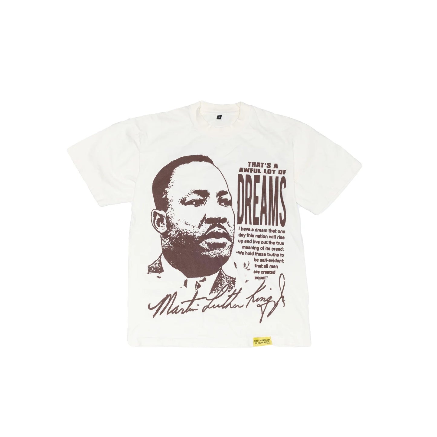 Awful Lot MLK TEE/Cream