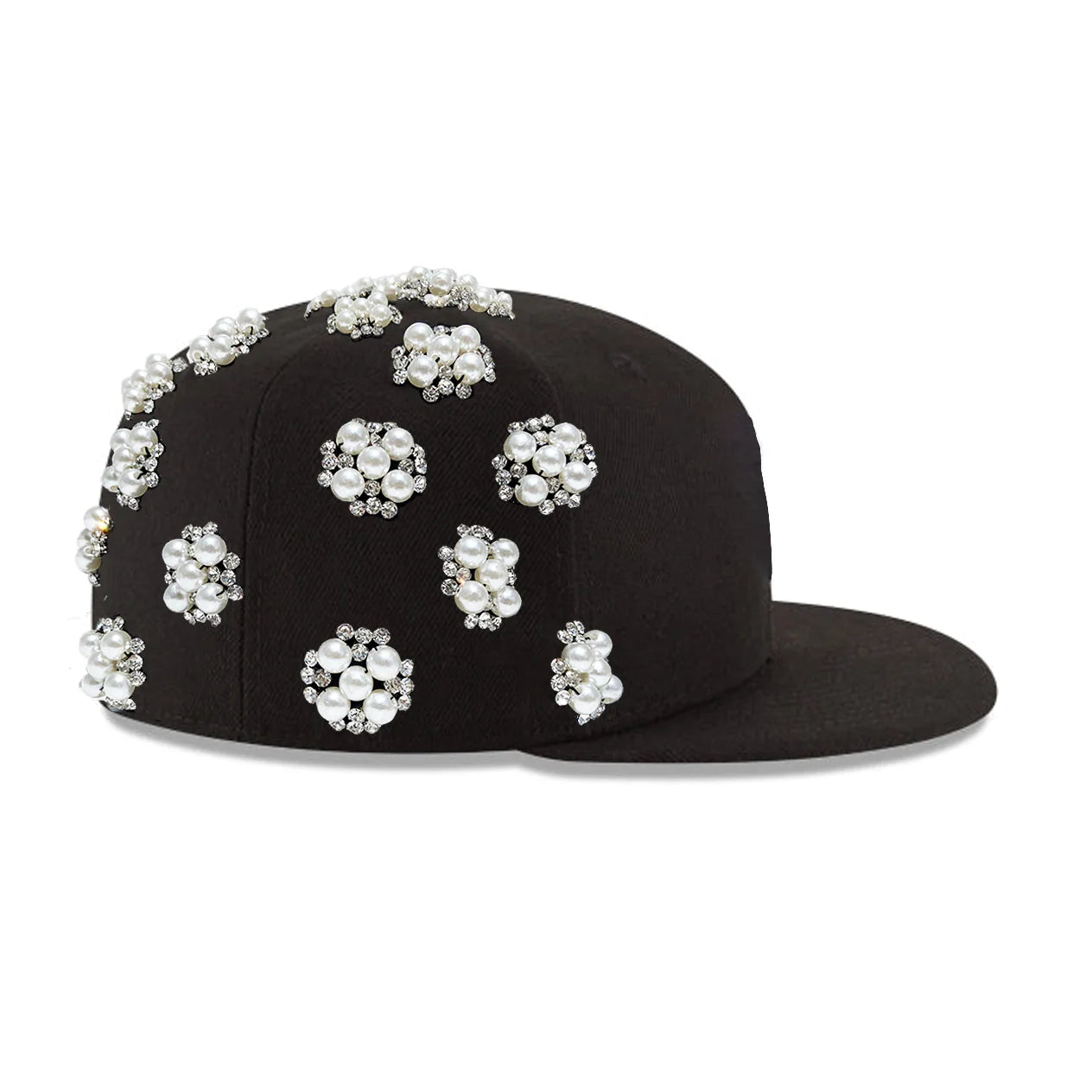BLK Hat Pearl Cluster