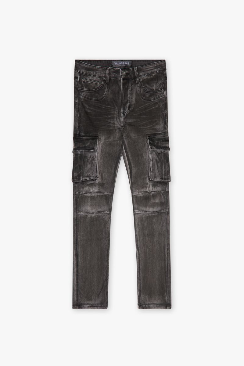"BROKEN" CARGO pant Dirty Bk