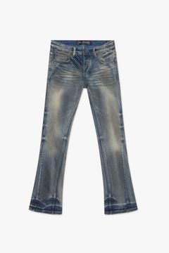 Mr.Stacked Jeans-Dirty Vintage Blue
