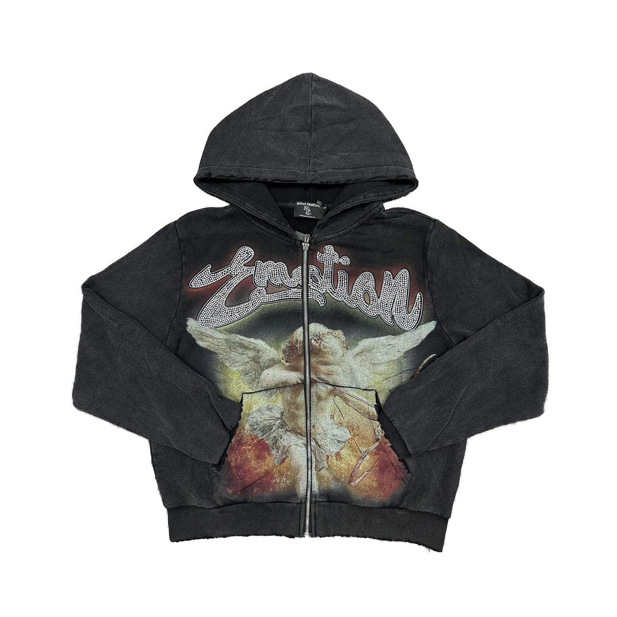 Black "Rhinestone" Hoodie