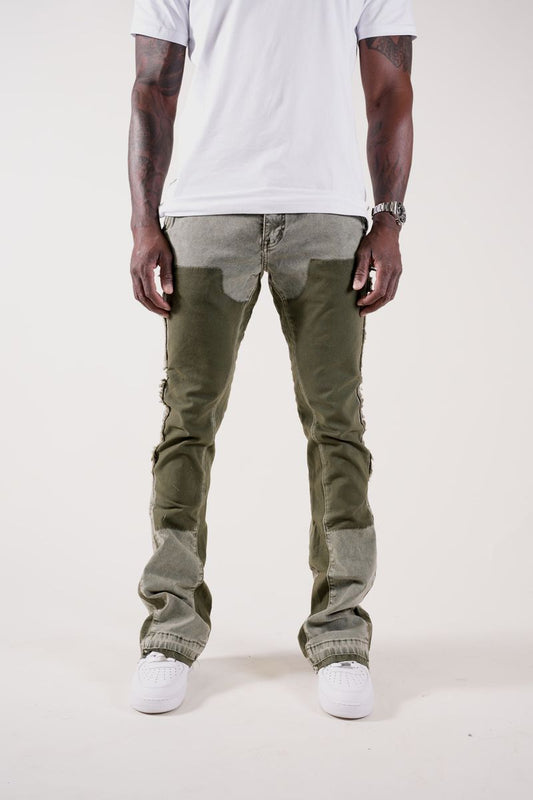 Currency Carpenter Jeans- Olive