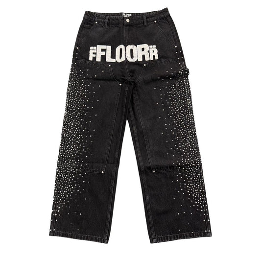 FLOOR914 Rhinestone-JEANS