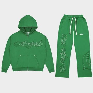 Raw Import Sweatpants(Green)