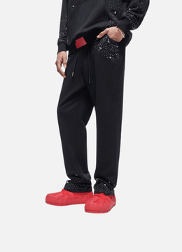 PLATFORM PANTS/BLK