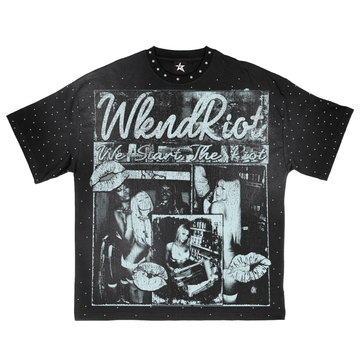 Born a star tee-BLK
