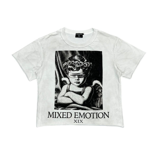Mixed Emotion "XIX"-WHT TEE
