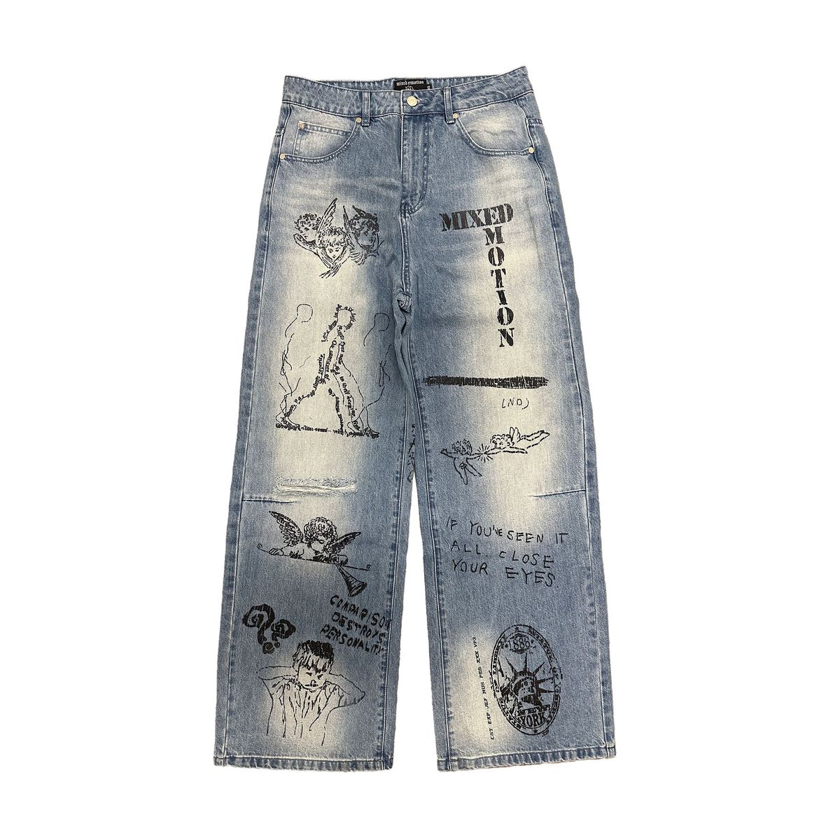 Blue "Canvas" pants