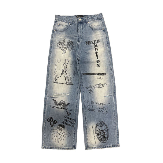 Blue "Canvas" pants