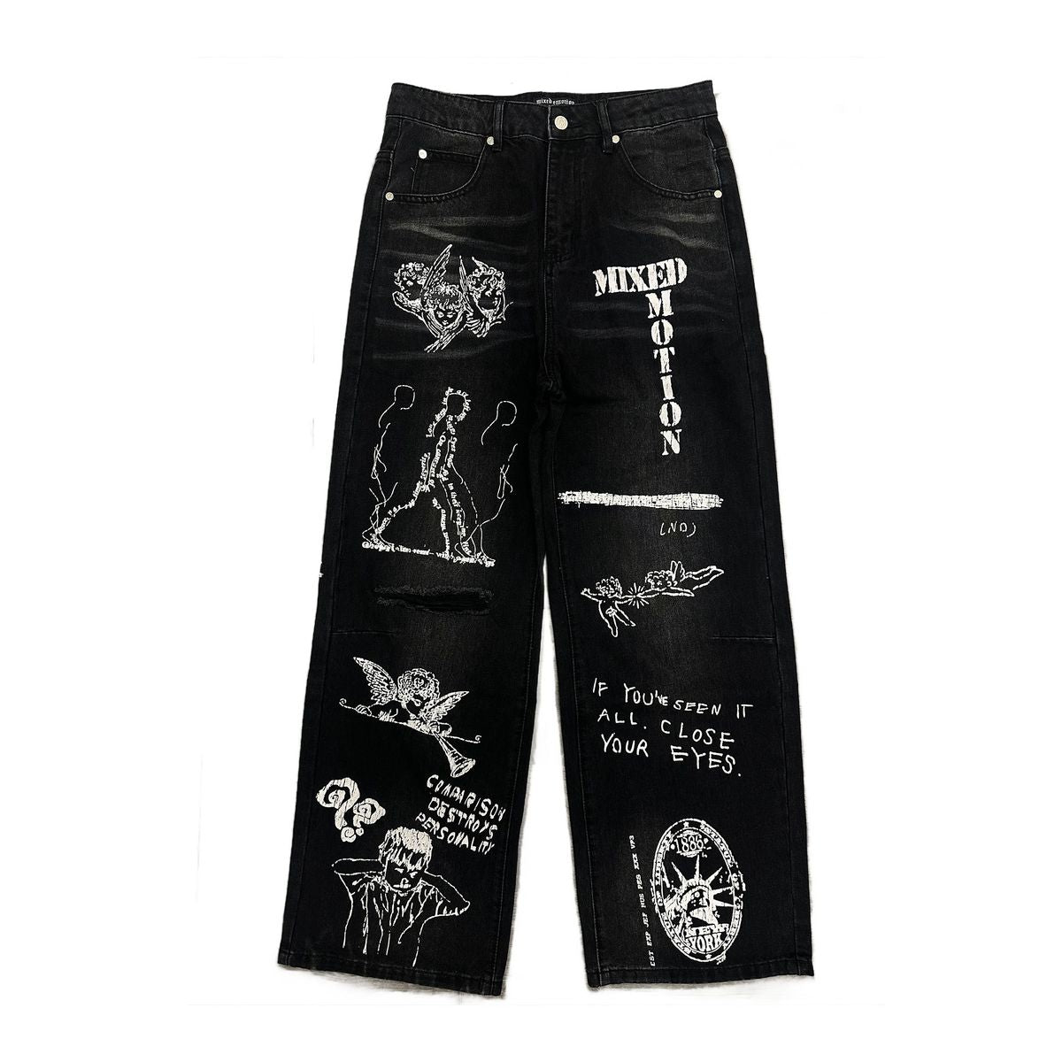 Black "Canvas" pants