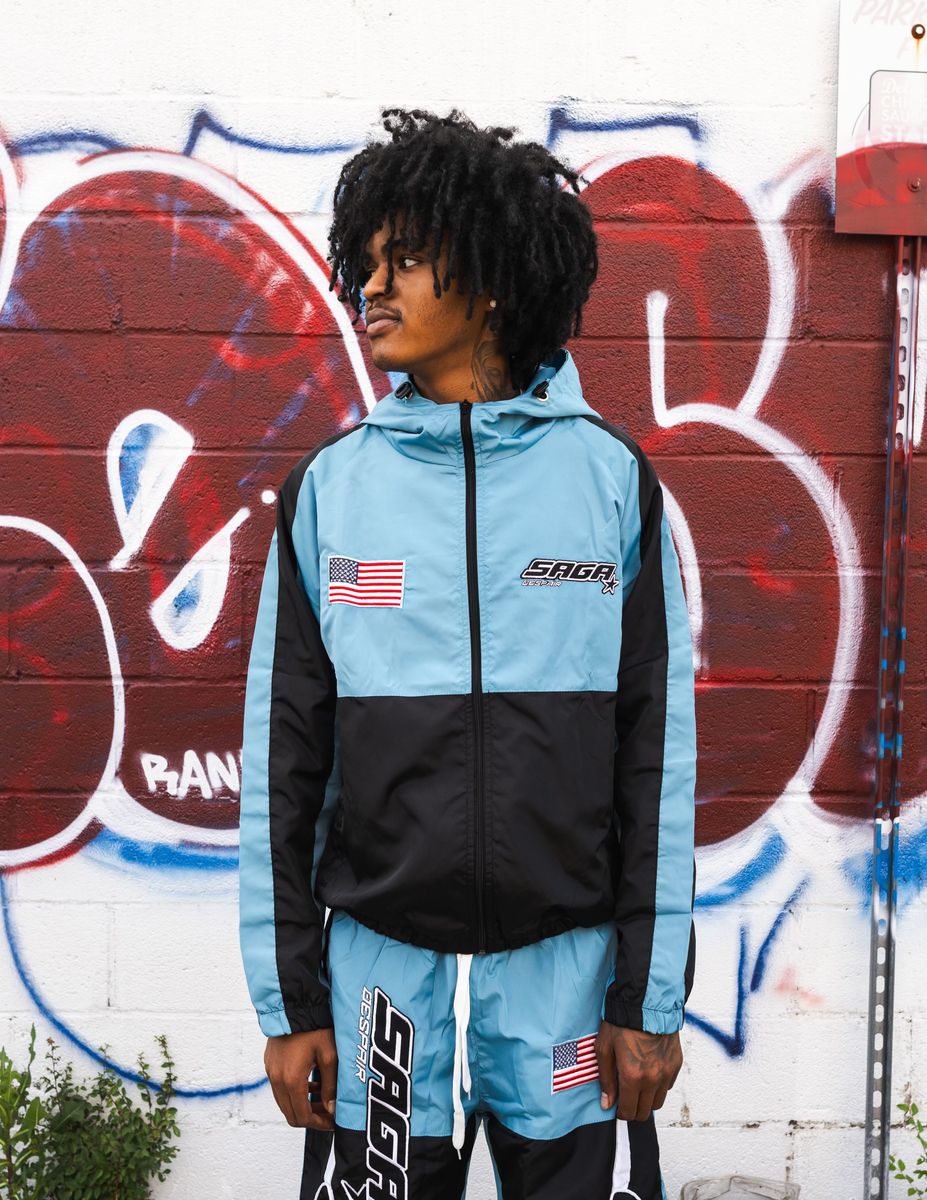 SBS Nylon Jacket/BLUE
