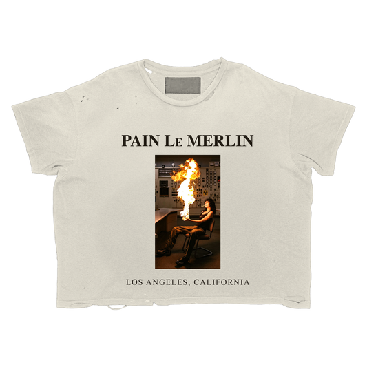 Tech On Fire T-Shirt/WHT