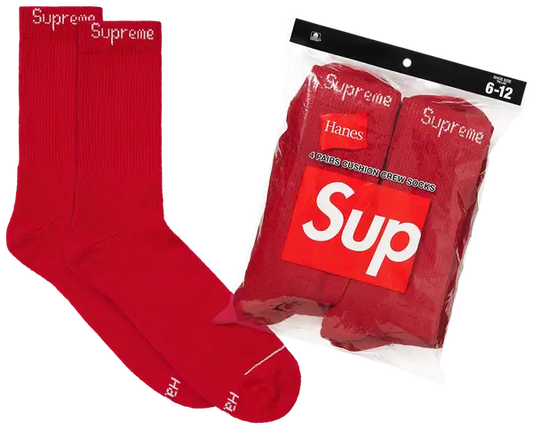 Supreme Socks/Red