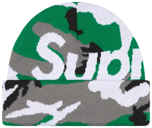 Supreme Beanie/ Grn Camo