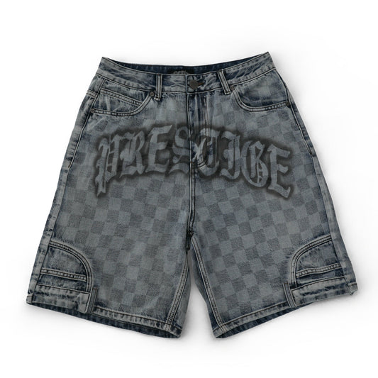 Checkered Board Shorts