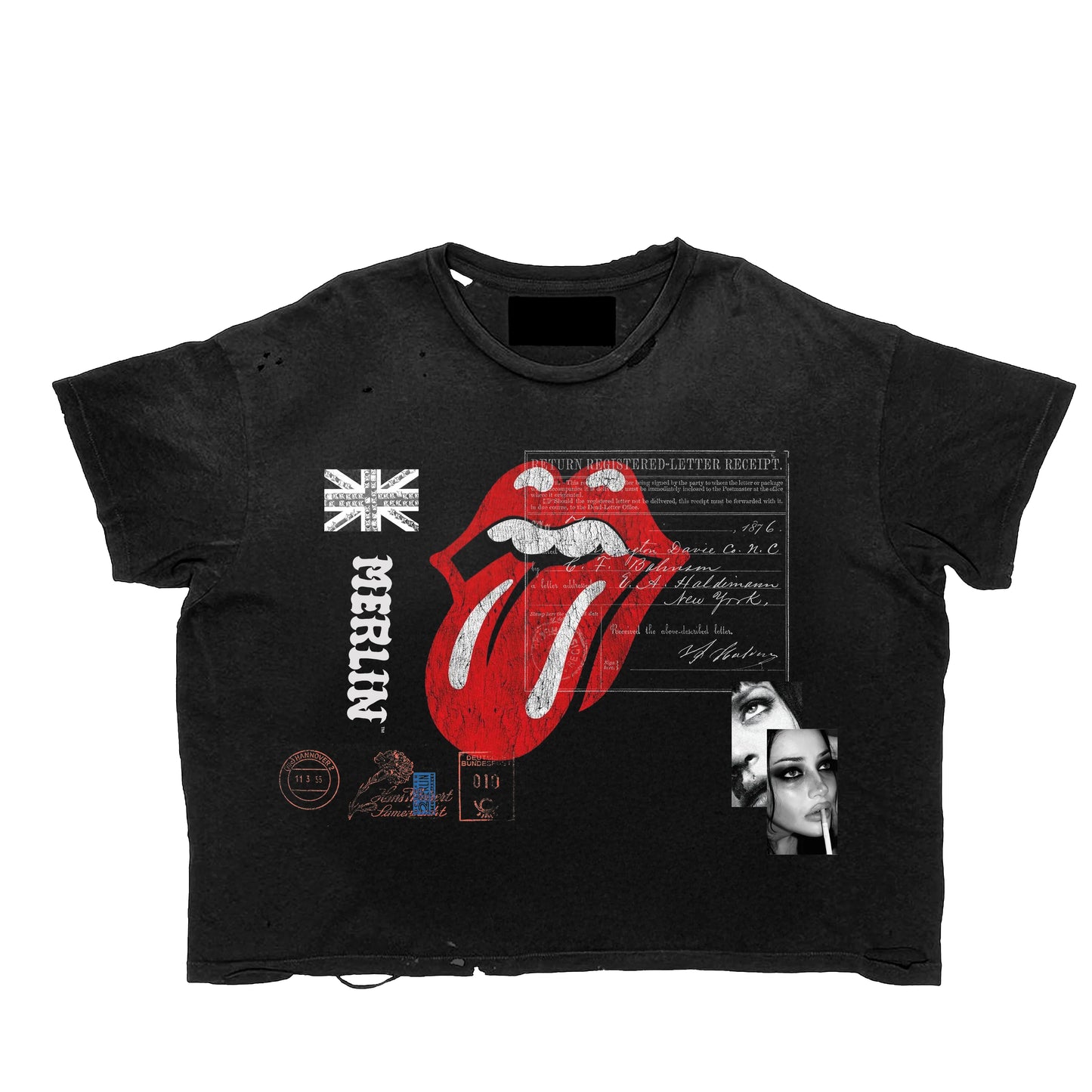 UK Stones-BLK TSHIRT