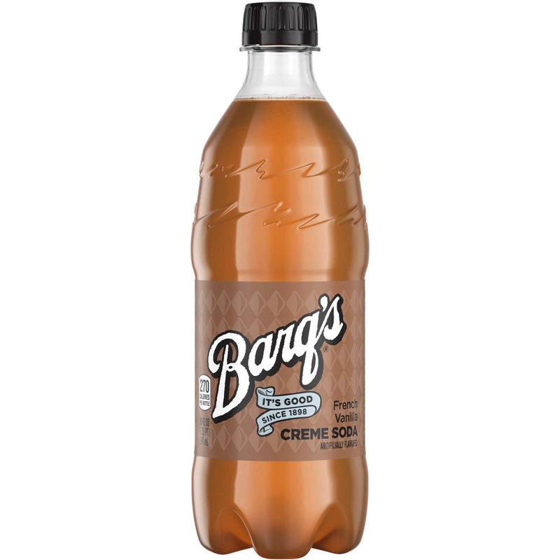 BARQS BOTTLE-FRENCH VANILLA CREME SODA