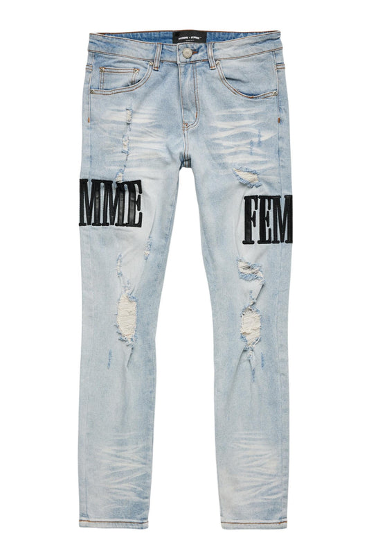 Letterman Denim Jeans