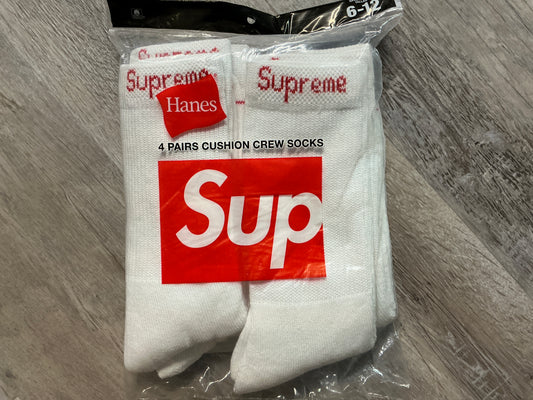 Supreme Socks/Wht