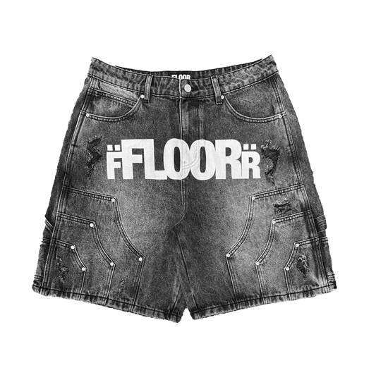 FLOOR914 BLK UNIFORM-SHORTS