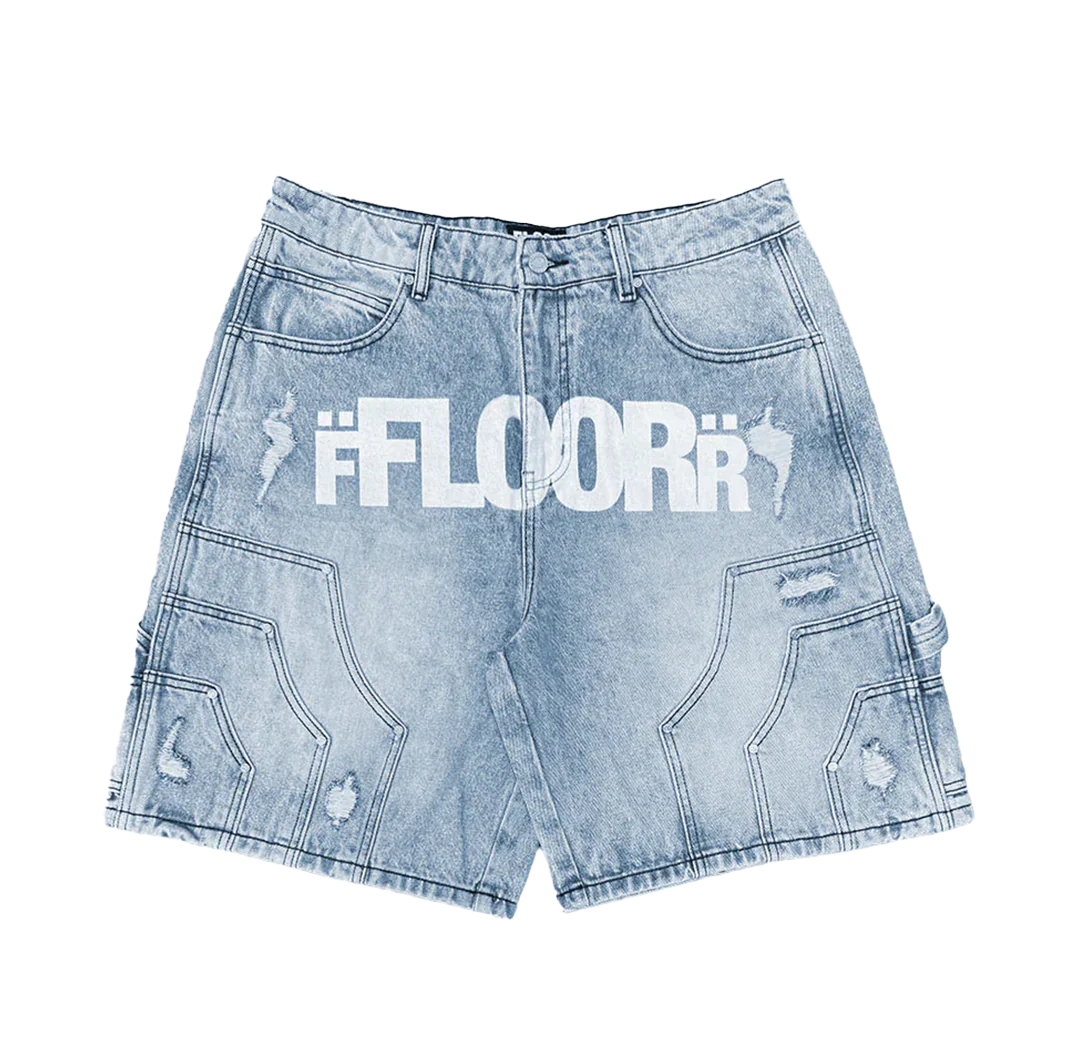 FLOOR914 BLU UNIFORM-SHORTS