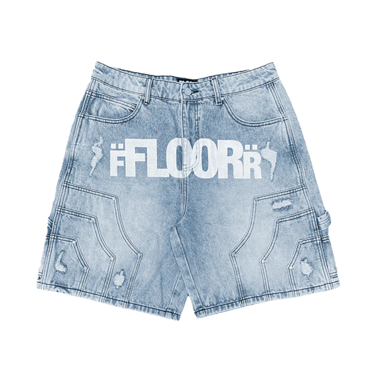 FLOOR914 BLU UNIFORM-SHORTS
