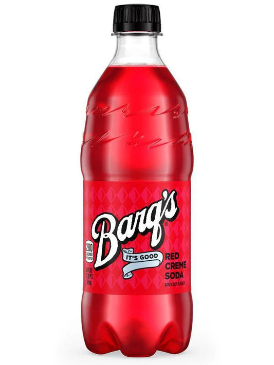 BARQS BOTTLE-RED CREME SODA