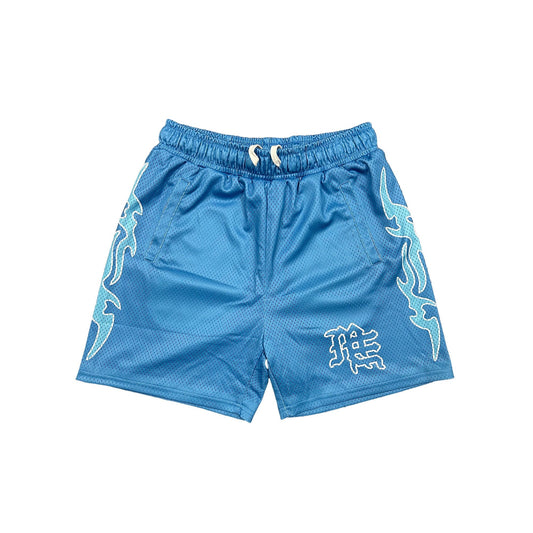 Blue 'Lightning' Shorts