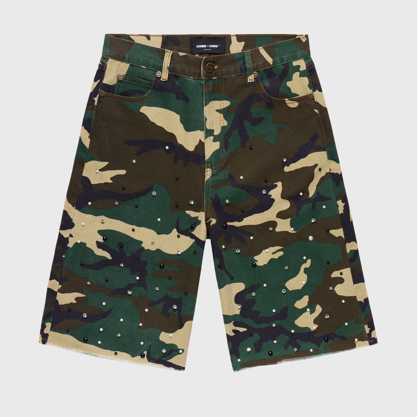 Camo Gemstone Shorts
