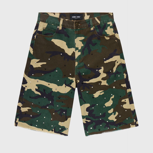 Camo Gemstone Shorts
