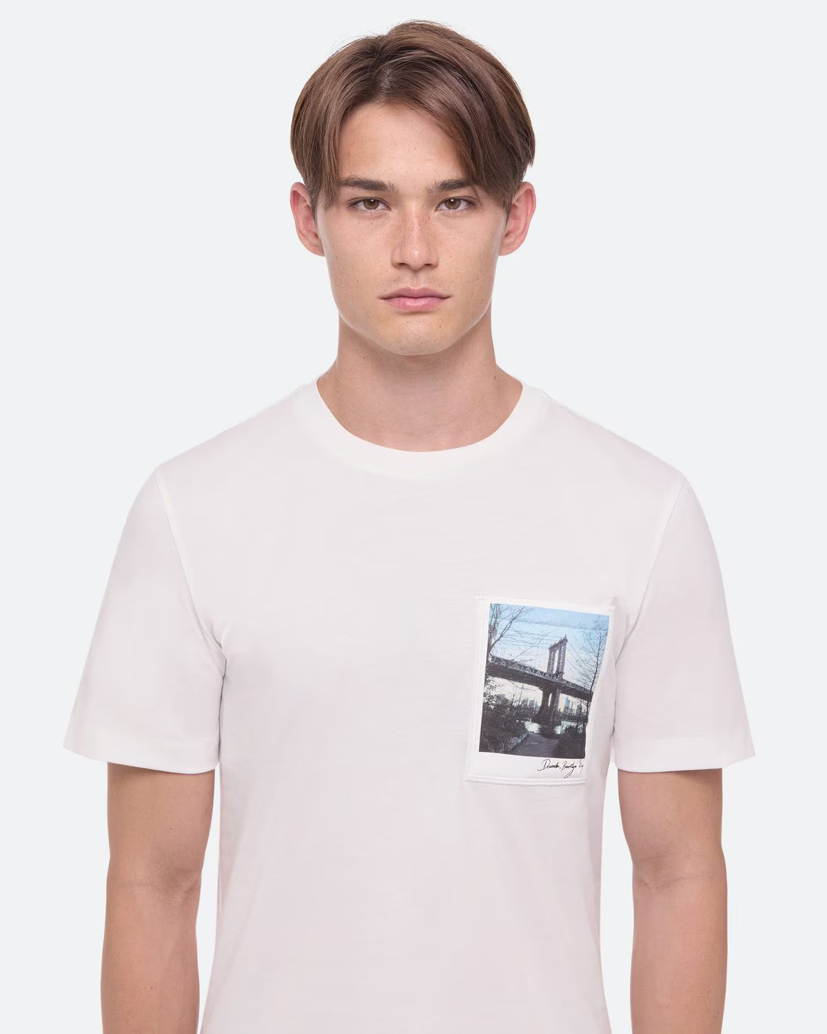 Overpass Postcard T-Shirt/WHT