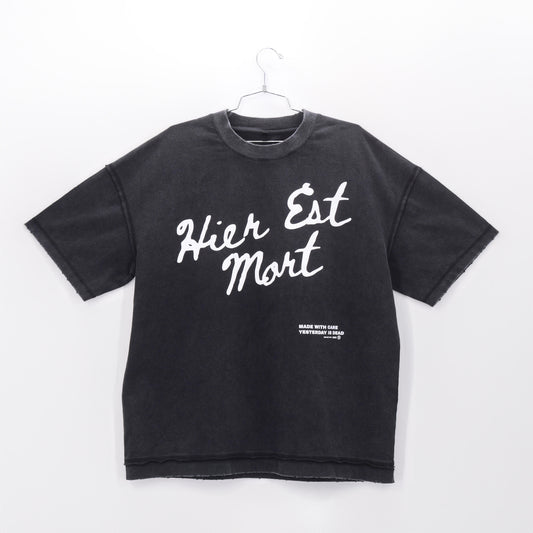 HEIR EST CHARCOAL TEE