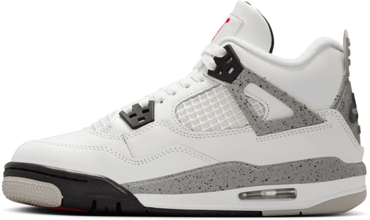 Air Jordan 4 Retro-Summit Wht/Fire Rd