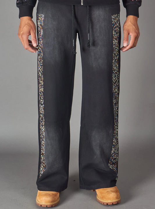 Politics Sweatpant - Lorian - Black