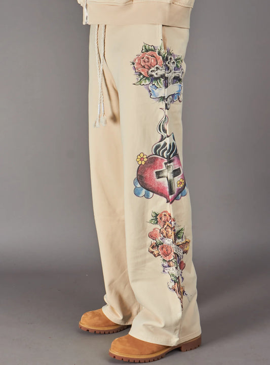 Politics Sweatpant - Joron- Beige