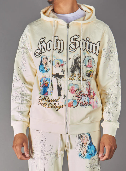 NME Hoodie - Yorin - Beige