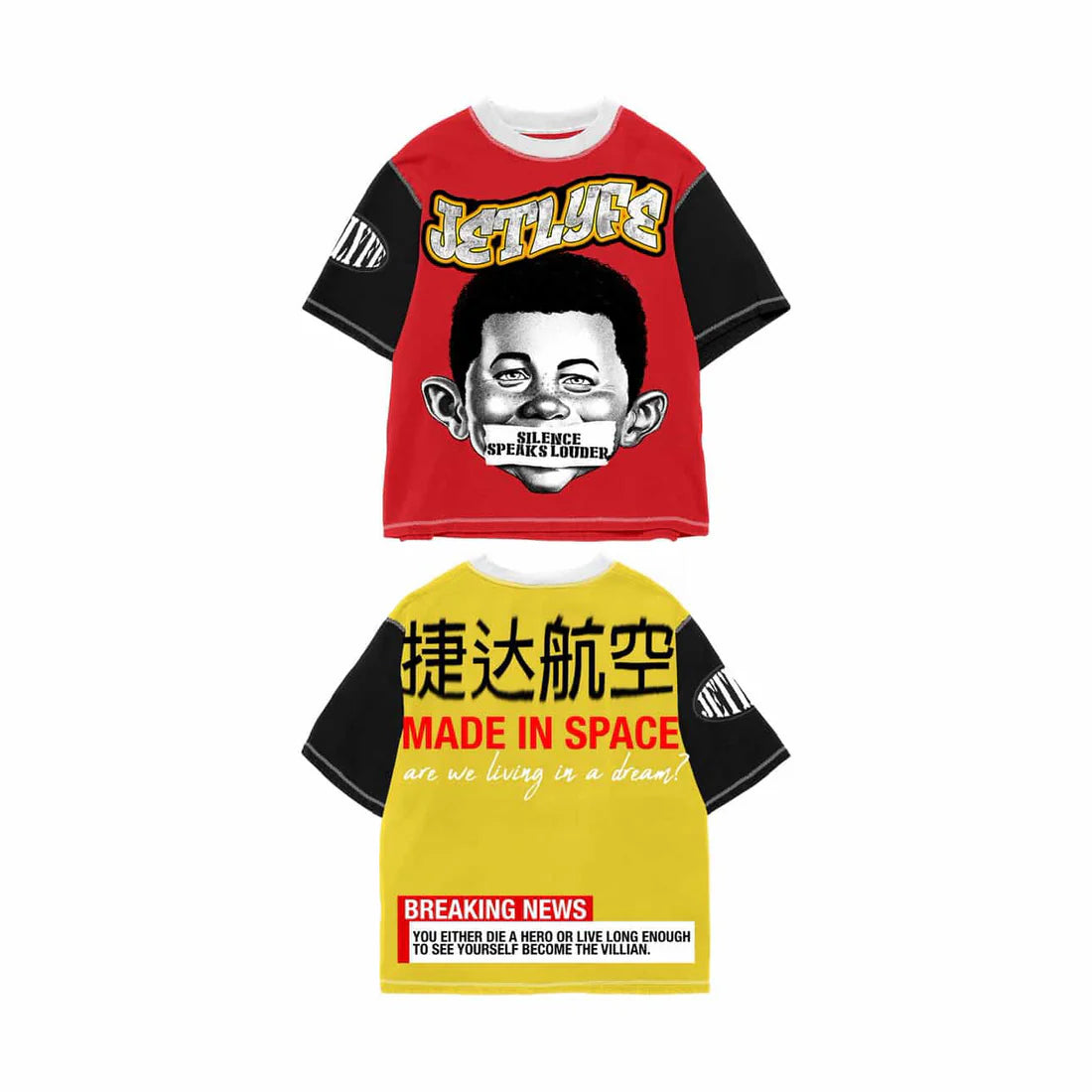 SILENCE SPEAKS LOUDER TEE-RED