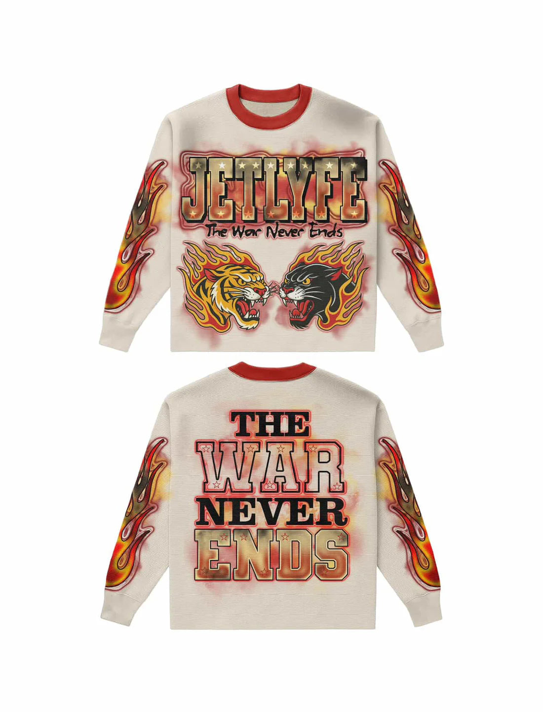 WAR NVER ENDS THERMAL-WHT